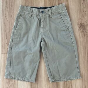 Volcom Youth Khaki Shorts Size 23/10 Slim